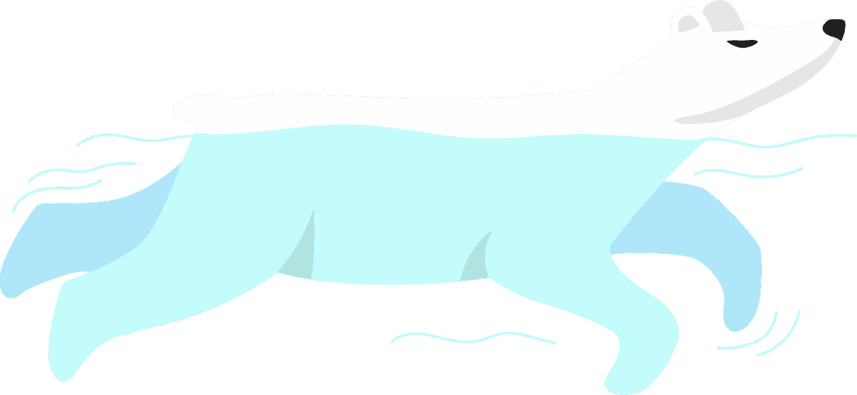 polar bears polar bear set featuring playful swimming bears in a lively aquatic scene
