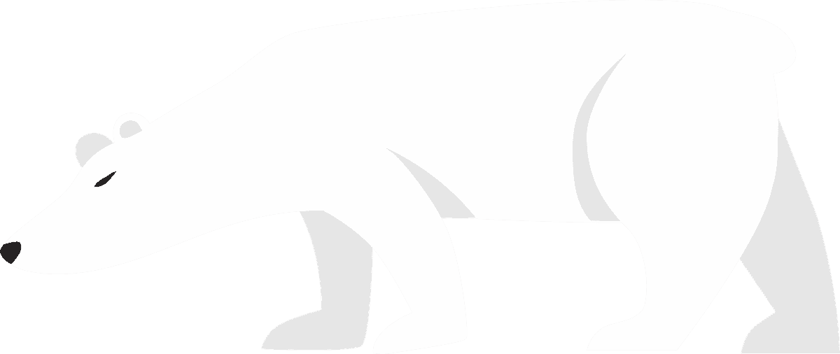 polar bears polar bear set featuring playful and minimalistic designs for winter themes