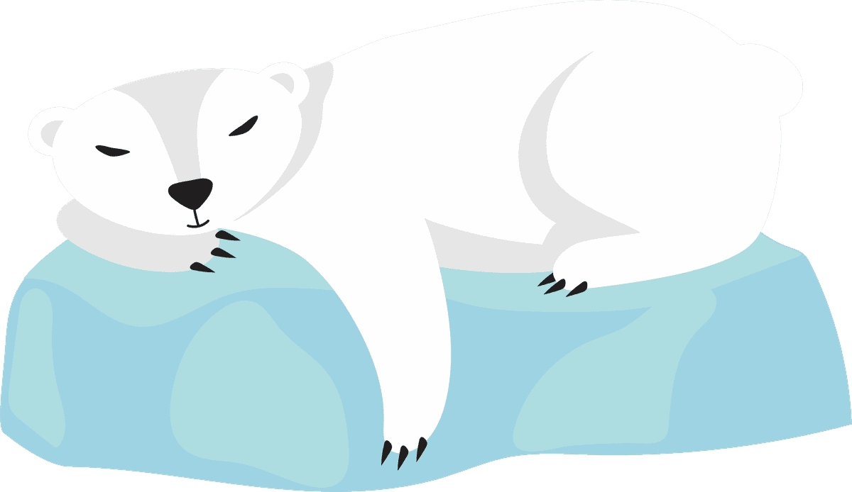polar bears polar bear set featuring playful and serene elements for winter themes