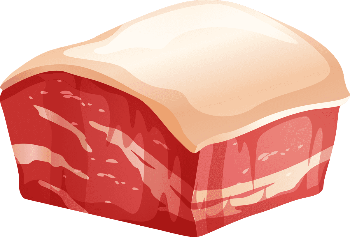pork set different meat products featuring cuts for culinary enthusiasts and chefs