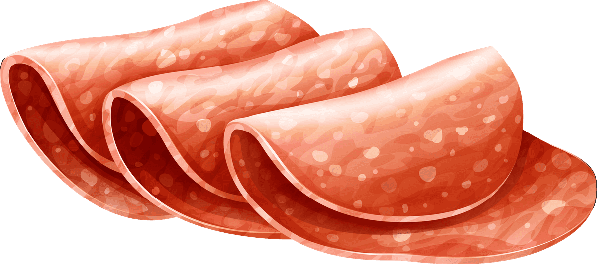 pork set different meat products showcasing slices of delicious cured pork