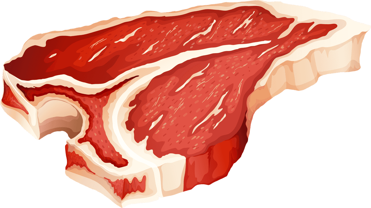 pork set different meat products for delicious culinary creations and grilling