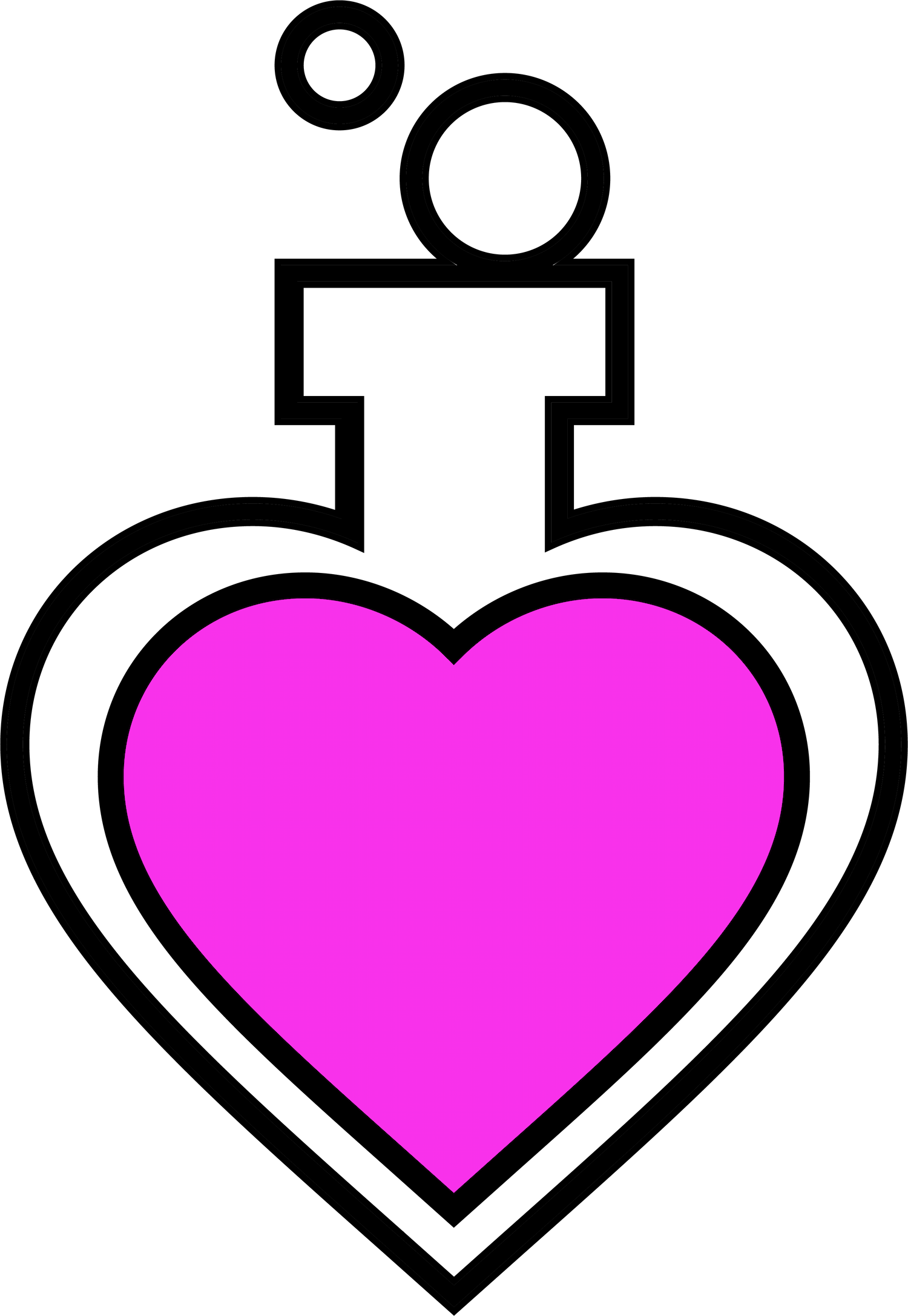 potion of love heart icon cute style