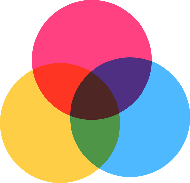 printed signs icons colorful flat shapes