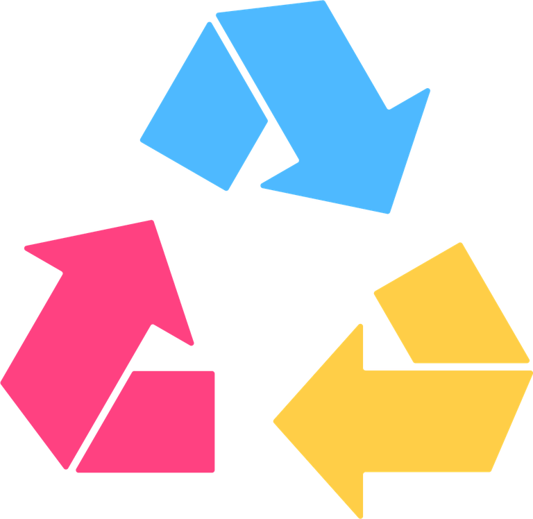 printed signs icons colorful flat shapes