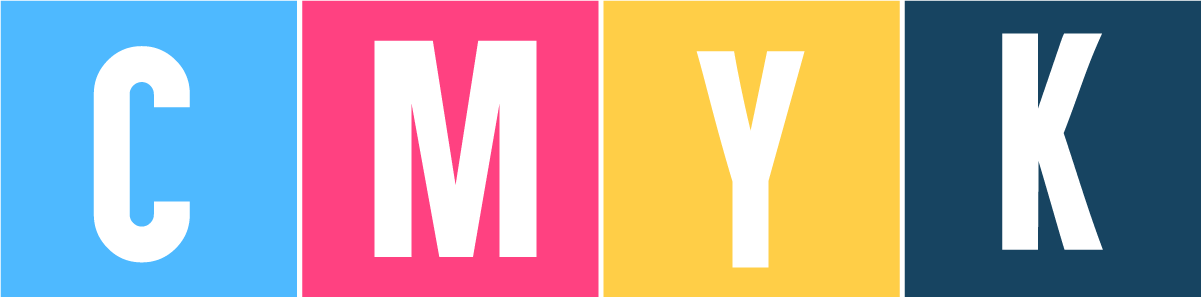 printed signs icons colorful flat shapes
