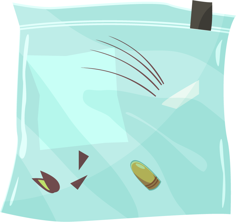 private detective cartoon icons collection for crime investigation and mystery solving