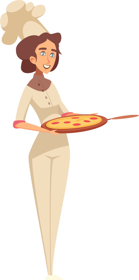 master chef professional cooking illustration