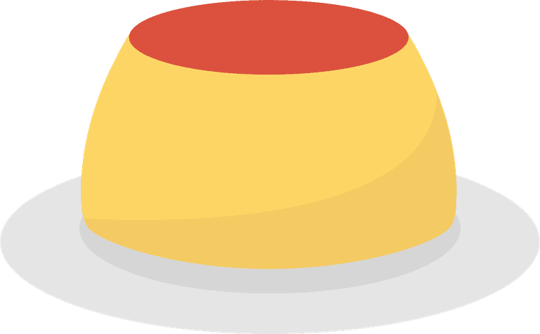 pudding cake collection of illustrations of puddings of various flavors and colors