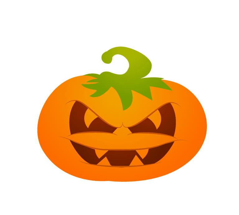 pumpkin colorful pack creepy halloween elements
