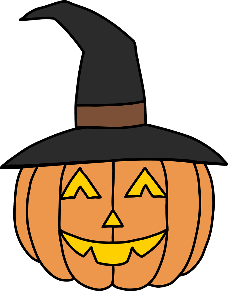 pumpkin halloween simplicity halloween pumpkin with witch hat collection