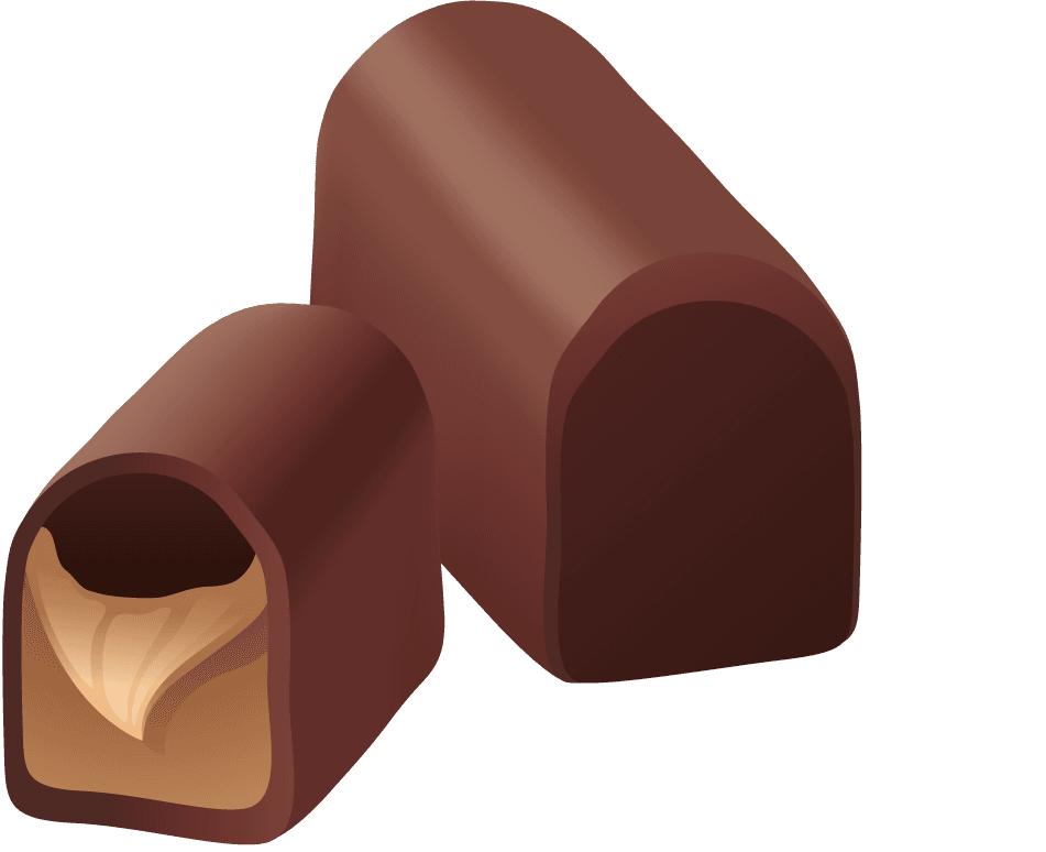 pure chocolate candy chocolate sweet and candies illustration