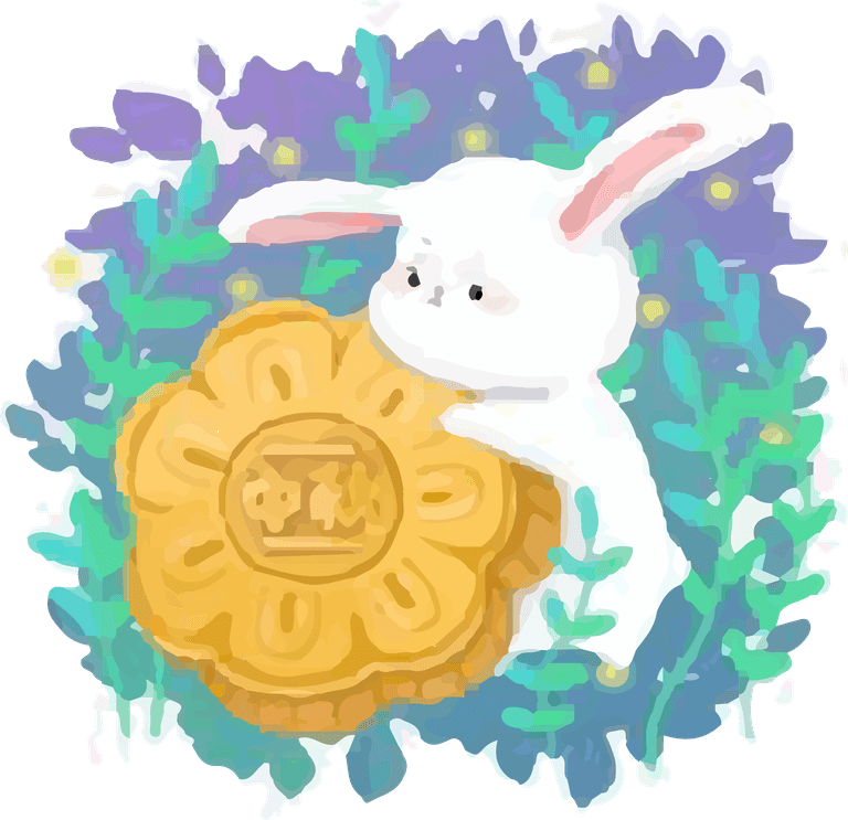rabbit moon moon cake festival