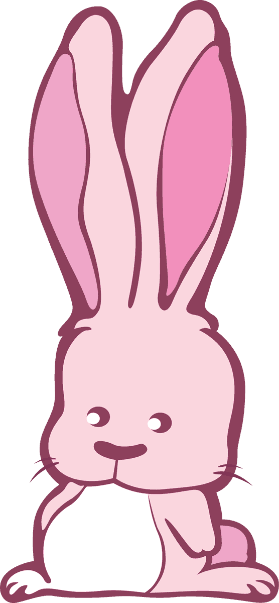 adorable rabbit cute animals vector illustration for playful projects and children's themes