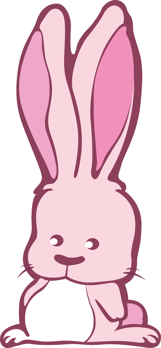 rabbit cute animals vector