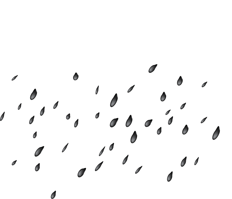 raining clouds realistic weather icons set