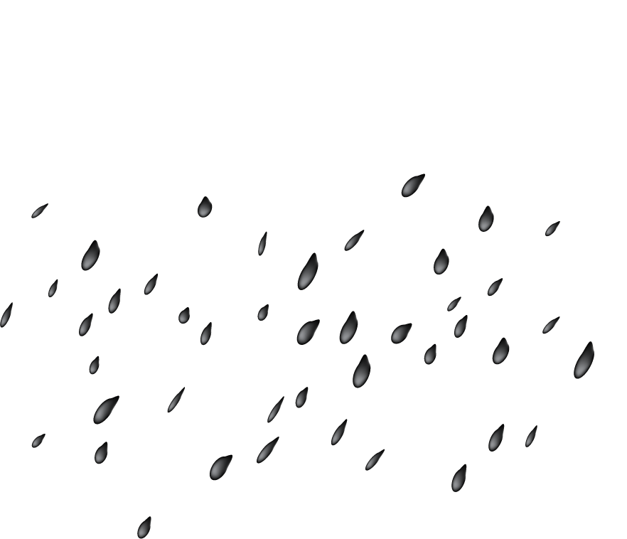 raining clouds realistic weather icons set