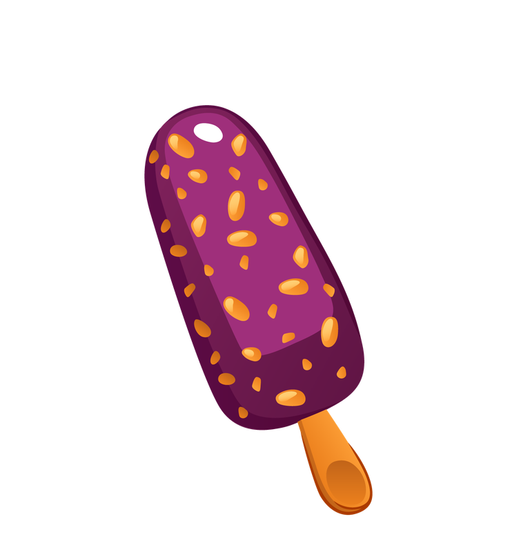 realistic colorful ice cream icon