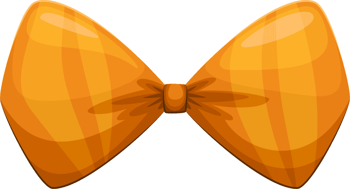 realistic gift ribbon bow illustration