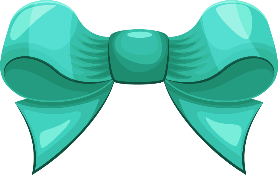 realistic gift ribbon bow illustration