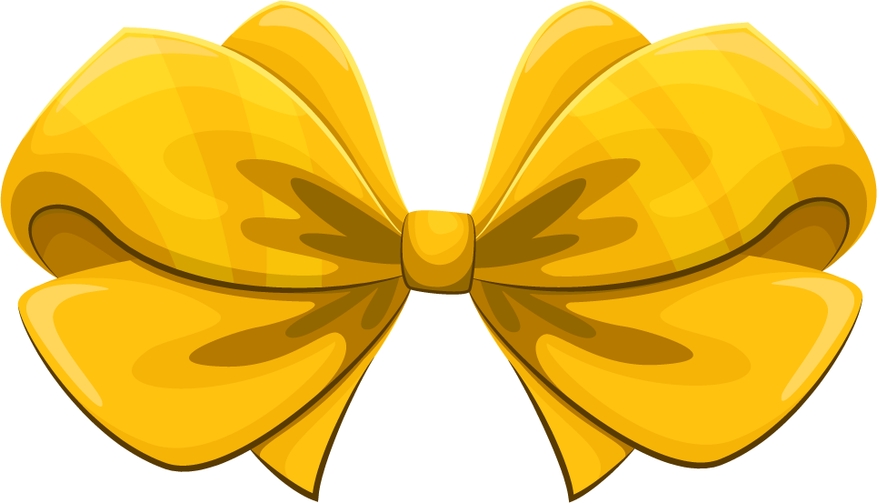 realistic gift ribbon bow illustration with glossy finish for festive celebrations