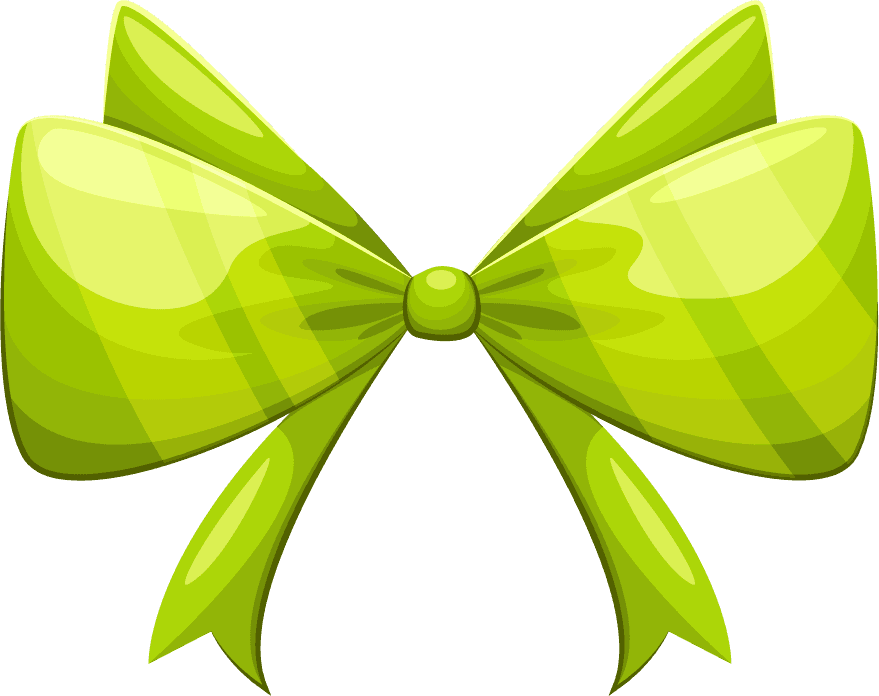 realistic gift ribbon bow illustration for packaging and celebration decorations