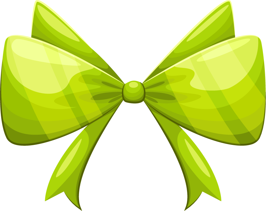 realistic gift ribbon bow illustration