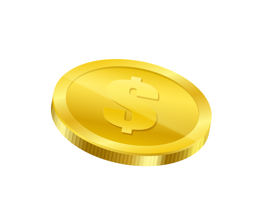realistic gold coins darktransparent for finance projects and digital assets representation