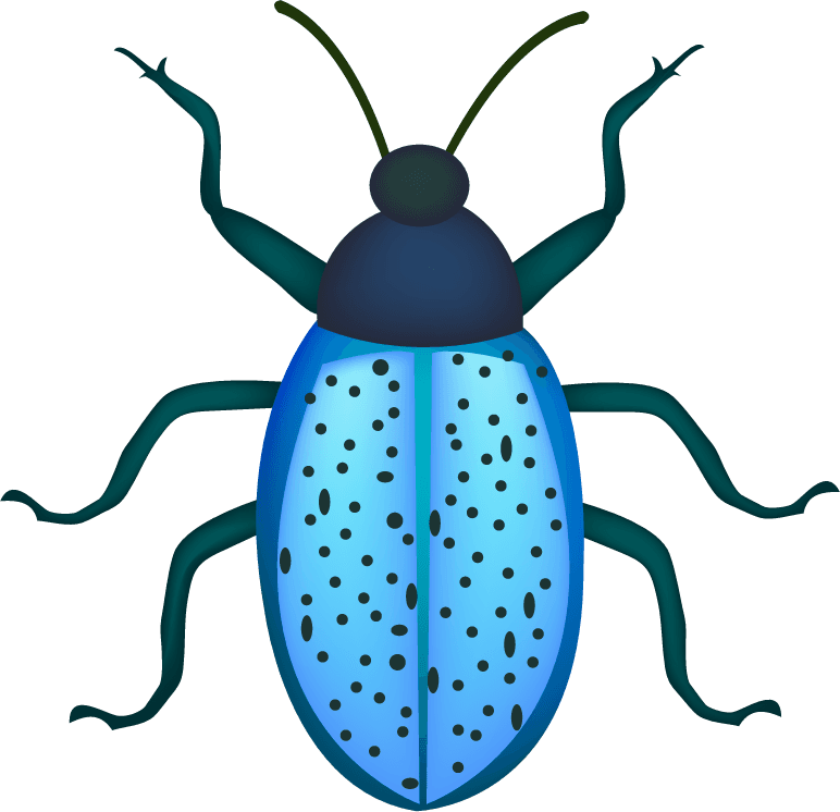 realistic lively insects illustration