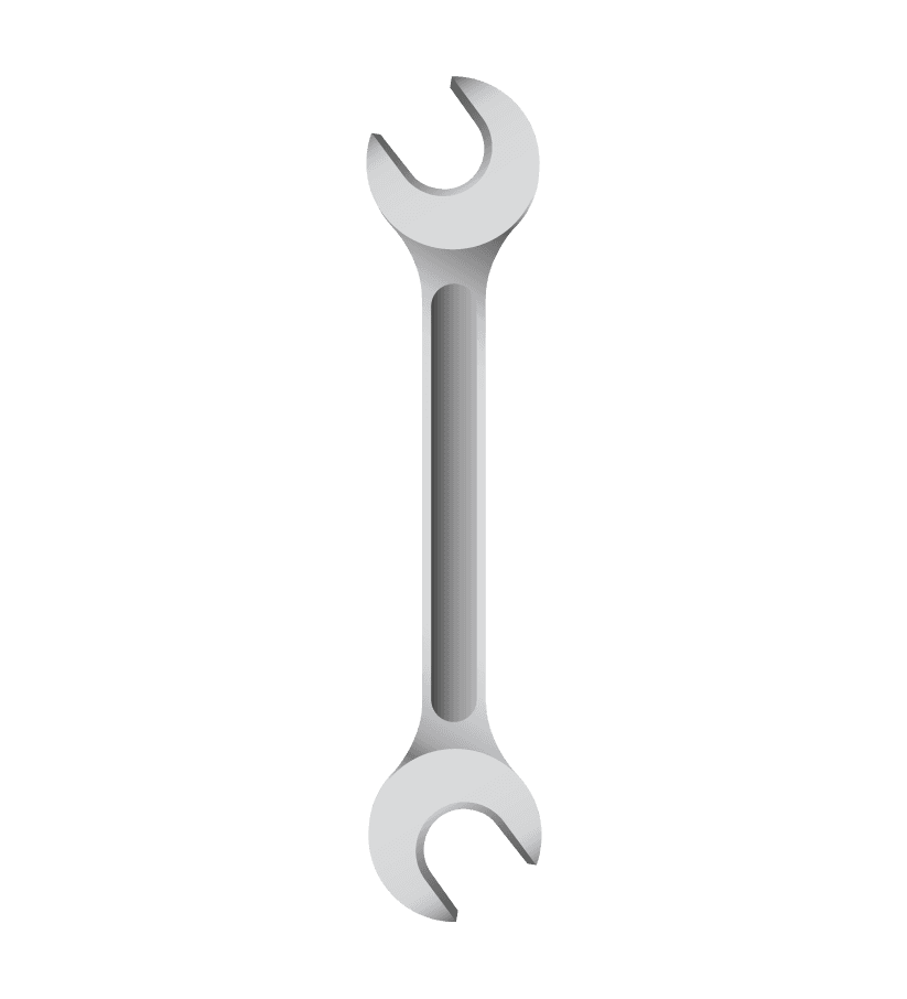 realistic mechanic tools icon