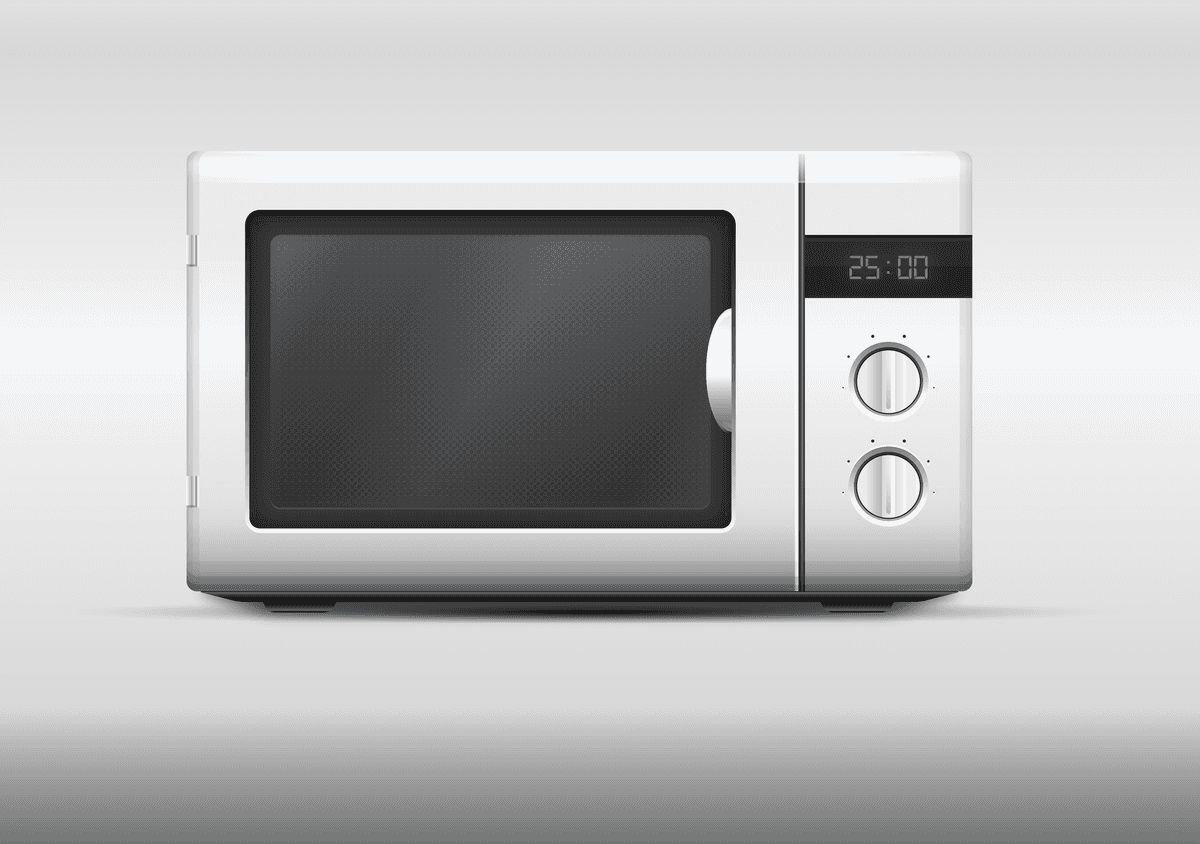 realistic microwave household appliances for efficient cooking and convenient meal preparation