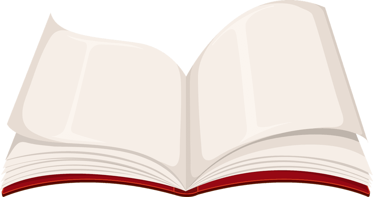 realistic open book clipart