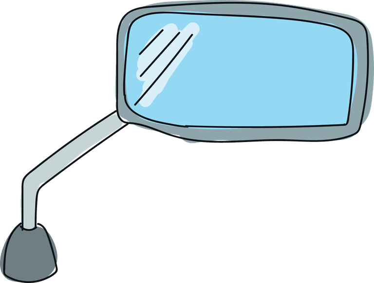 rearview mirror doodled rear view mirrors