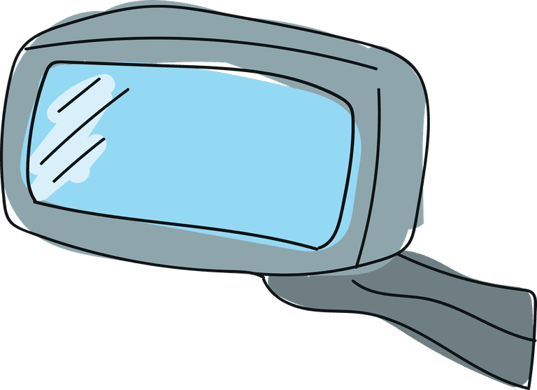 rearview mirror doodled rear view mirrors
