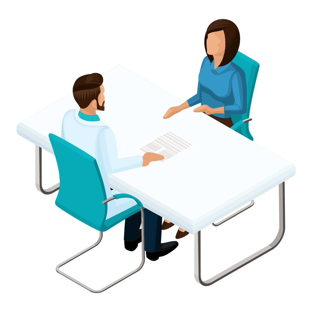 isometric professional meeting illustration for business presentations