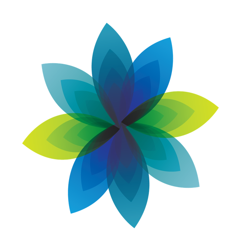 isolated floral ornament design with vibrant colors and layered petals for creative projects