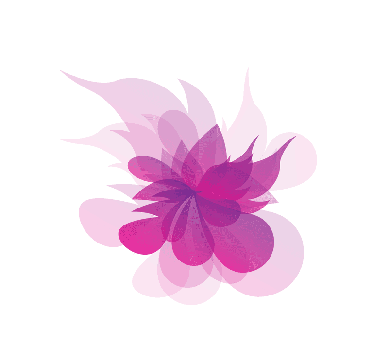 isolated floral ornament design