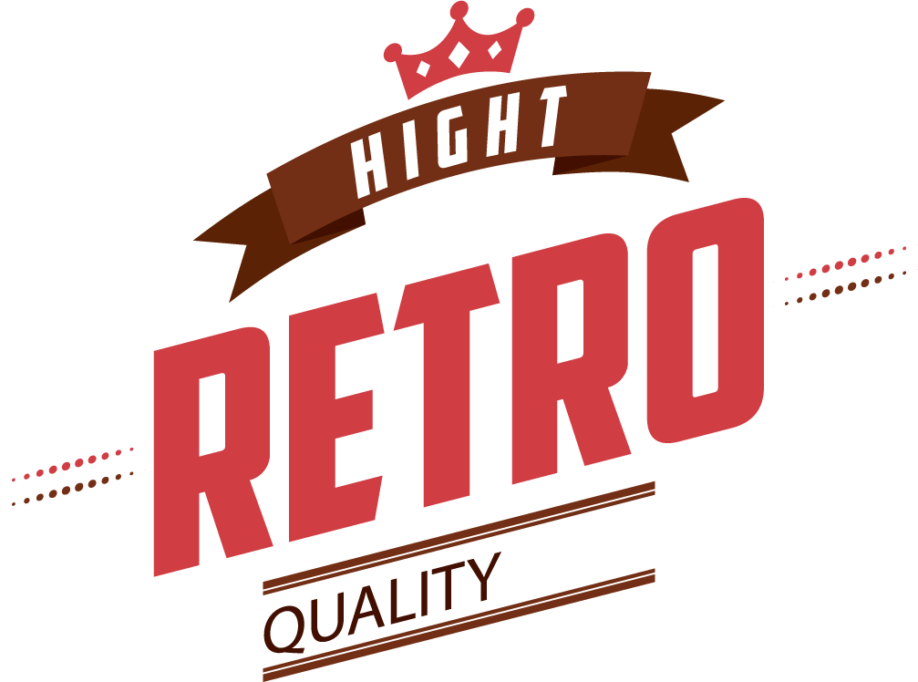 Simple retro label design for multiple purpose