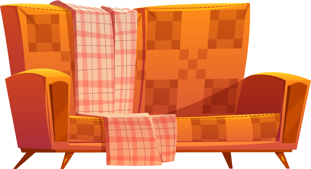 retro old living room furniture stuff sofa