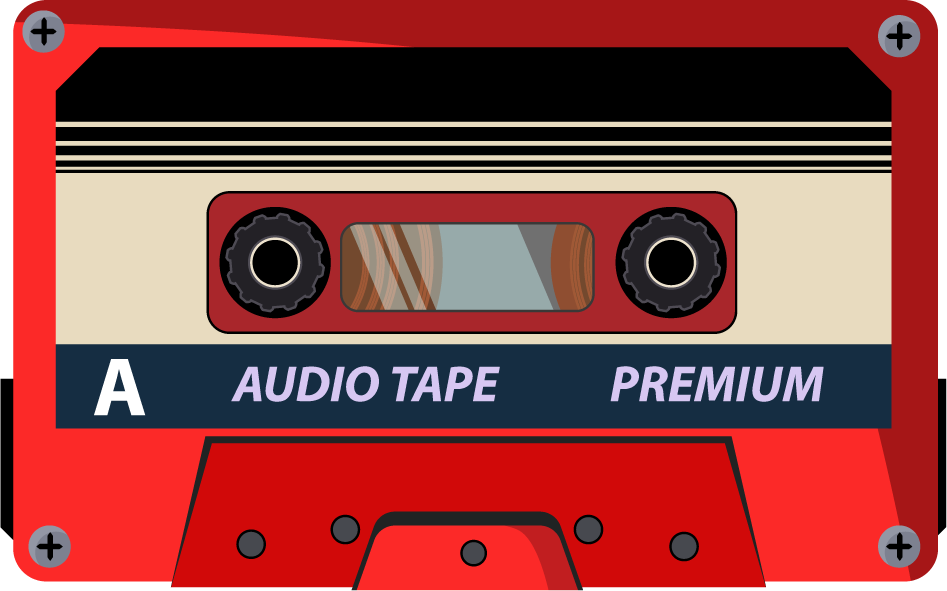 retro stereo cassette tapes audio tapes