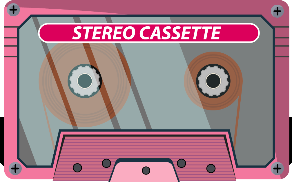 retro stereo cassette tapes audio tapes