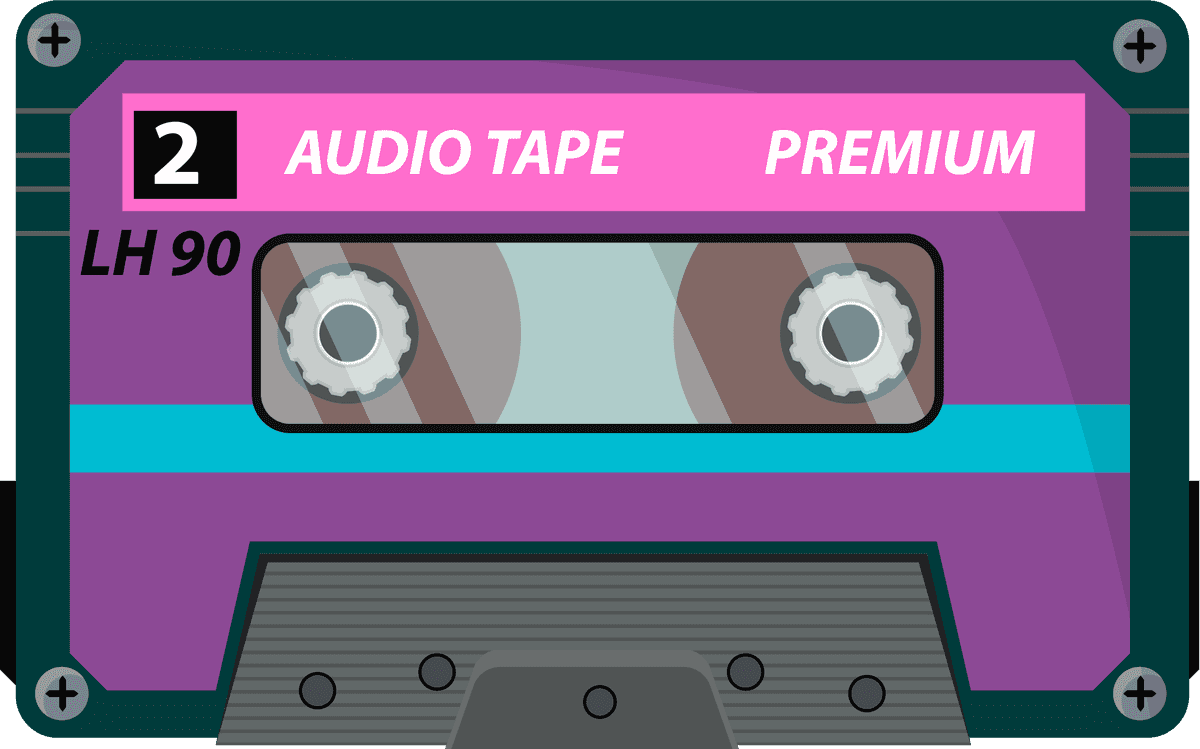 retro stereo cassette tapes audio tapes