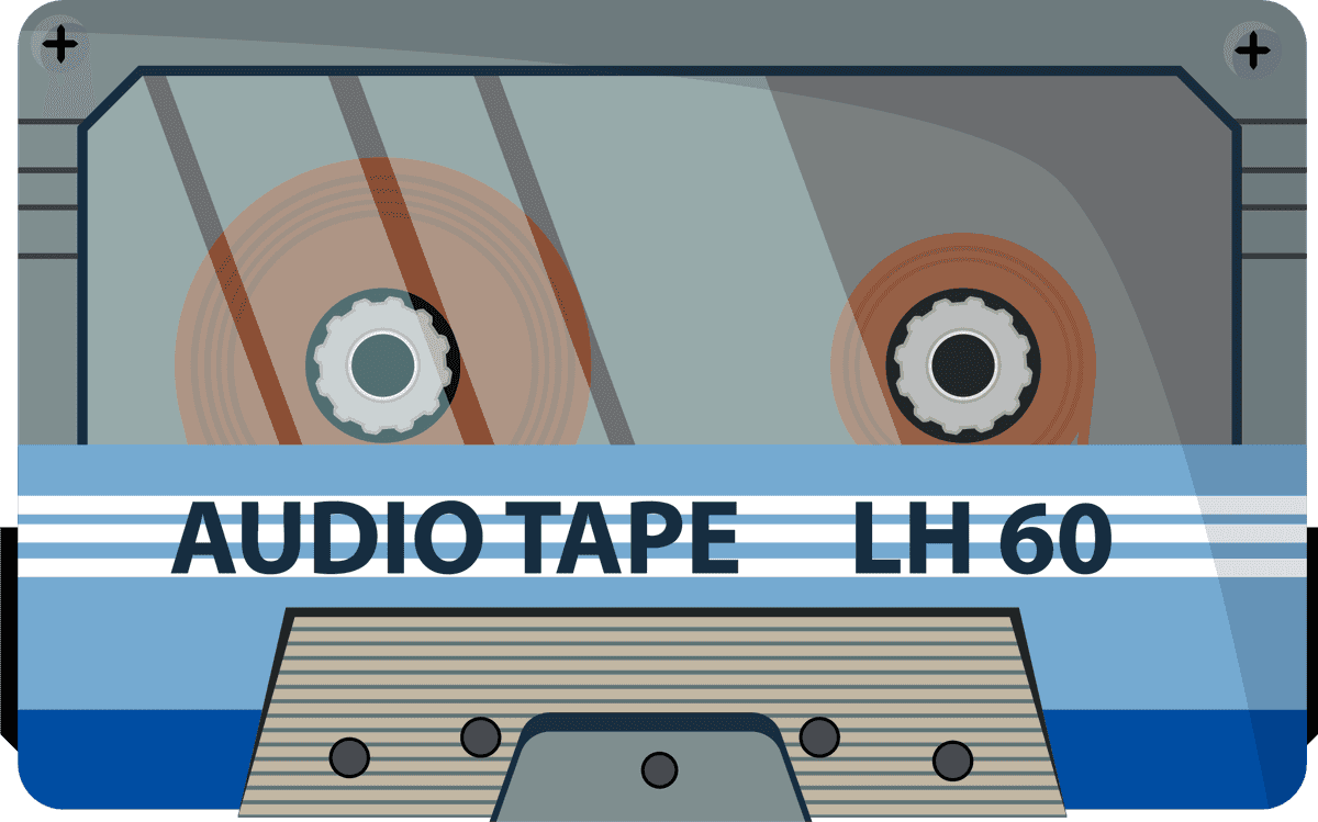 retro stereo cassette tapes audio tapes