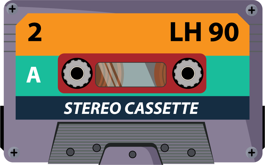 retro stereo cassette tapes audio tapes