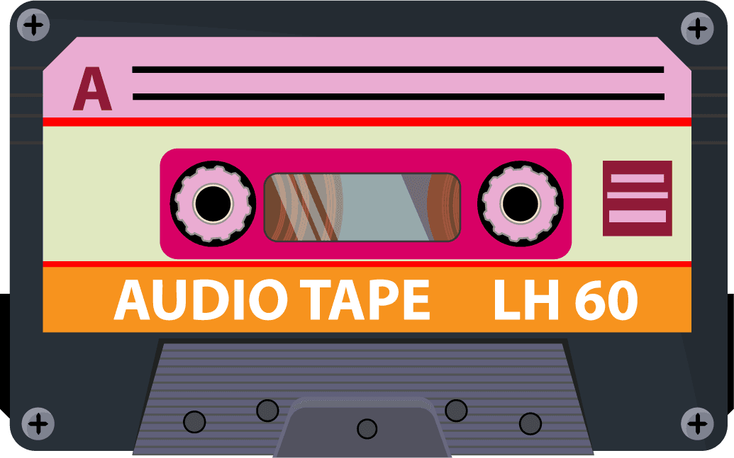 retro stereo cassette tapes audio tapes