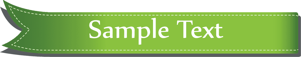 ribbon banner tag badge label collection