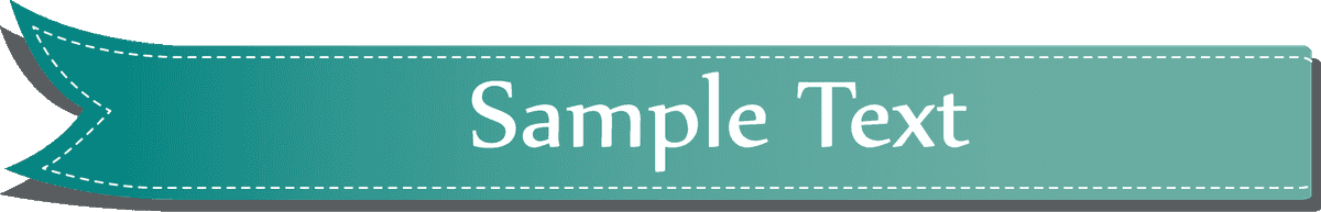 ribbon banner tag badge label collection