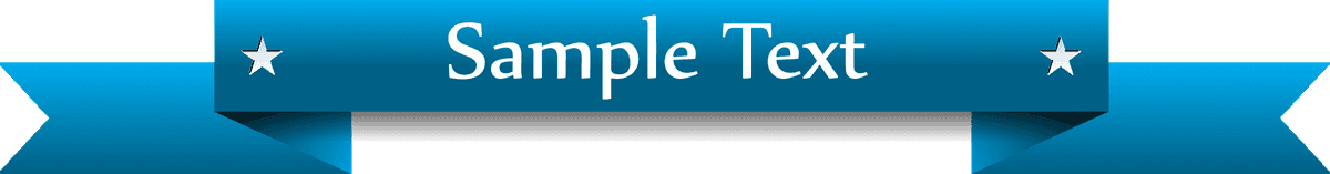 ribbon banner tag badge label collection