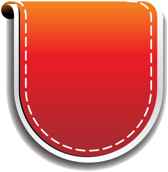 ribbon banner tag badge label collection