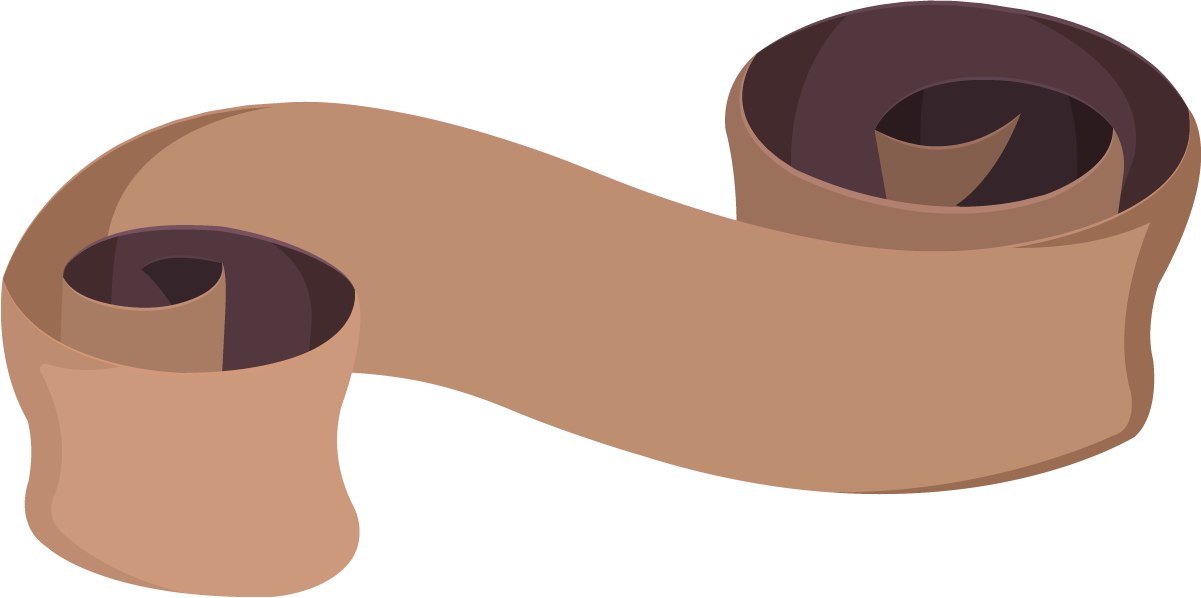 ribbon templates brown blank curved sketch